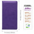 CANOPUS Big Purple Car Registration and Insurance Holder, PU Leather Card Holder, Vehicle Glove Box Organizer for Auto, SUV, Truck
